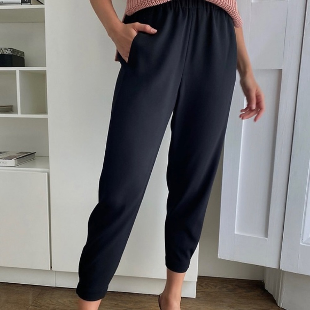BABATON Dexter Black Terado Crepe Pants XXS